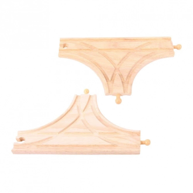 Bigjigs Rail T rozjazdy 2 sztuki