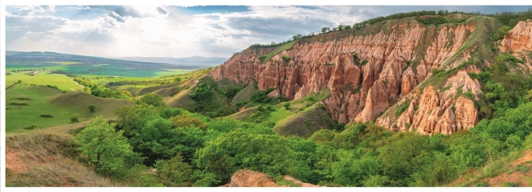 Panoramiczne puzzle Czerwona wąwozowa dolina 1000 elementów DINO