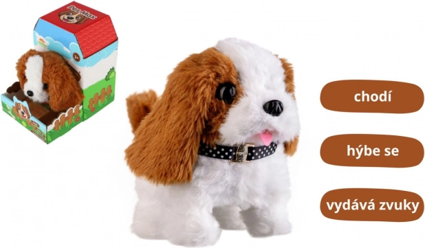Teddies pies Max – interaktywny pluszowy piesek z dźwiękami