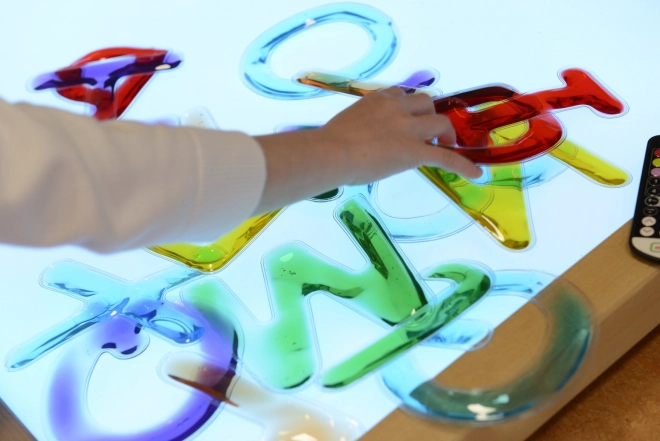 Masterkidz Kwadratowy LED panel świetlny kolorowy + zestaw dodatków
