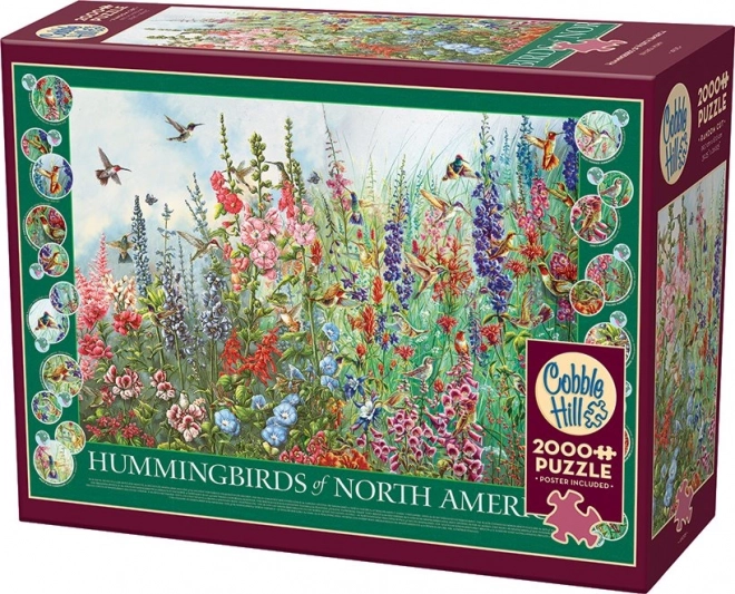 Puzzle Kolibry Ameryki Północnej 2000 elementów od Cobble Hill