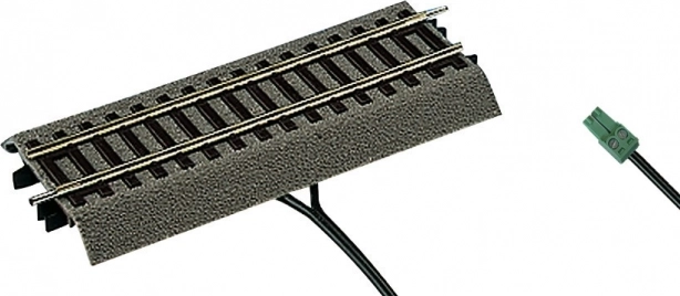 ROCO LINE prosta szyna z podsypką 115 mm (H0) z wejściem cyfrowym
