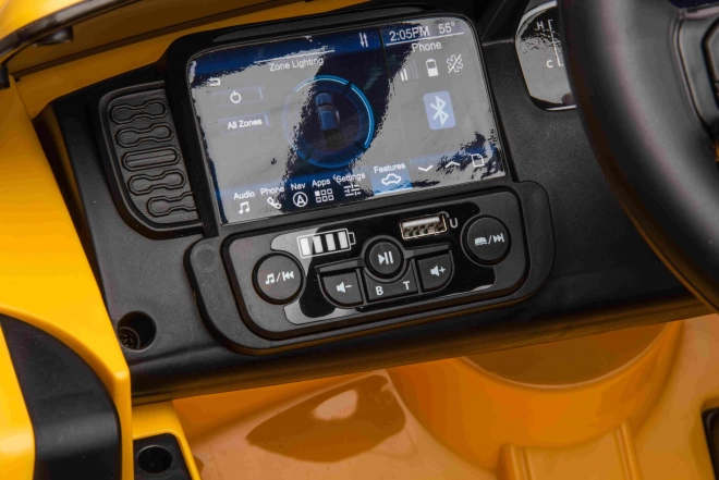 Dziecięcy elektryczny samochód Ford Ranger Lift żółty