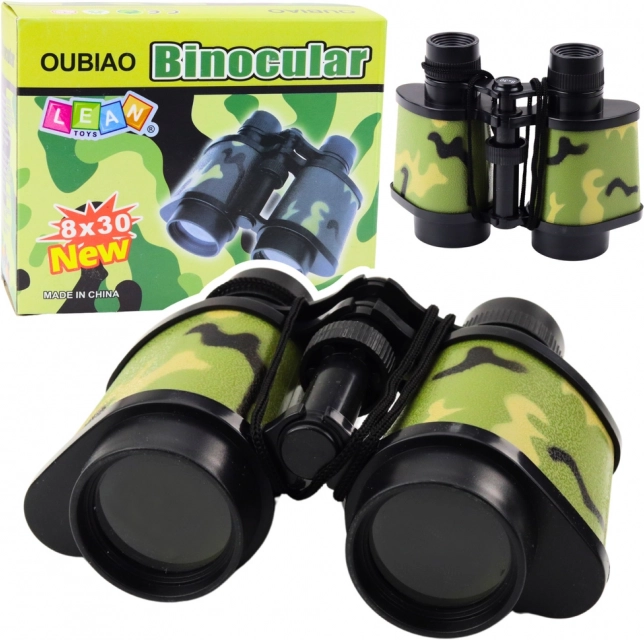 Lornetka dziecięca w kamuflażu 8x30
