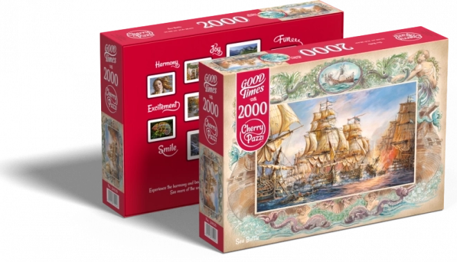 Puzzle Bitwa Morska 2000 Elementów CHERRY PAZZI