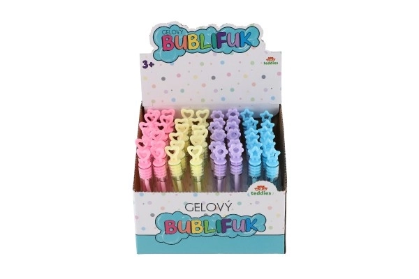 Bańki mydlane z żelowym wkładem 10,5 cm, 4 kolory