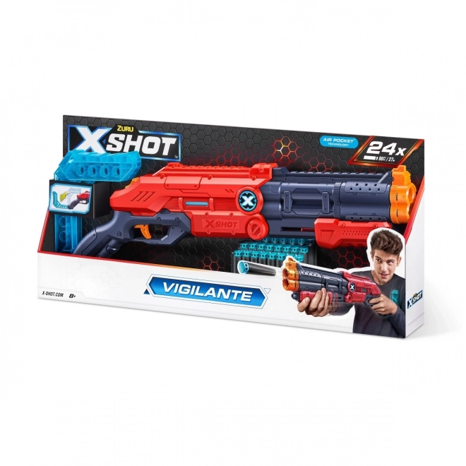 ZURU X-SHOT EXCEL Vigilante wyrzutnia 24 strzałek