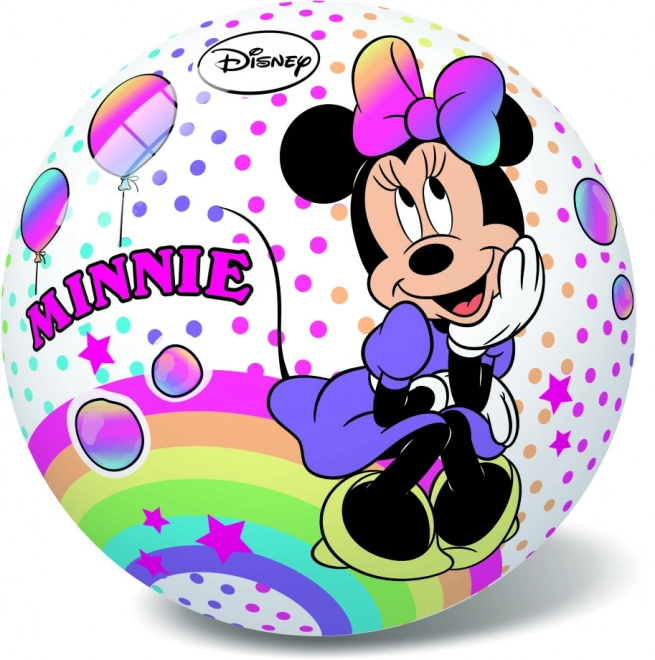 Piłka Disney Minnie tęczowa 14 cm