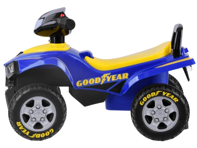 Jeździk Quad Goodyear z muzyką i światłami