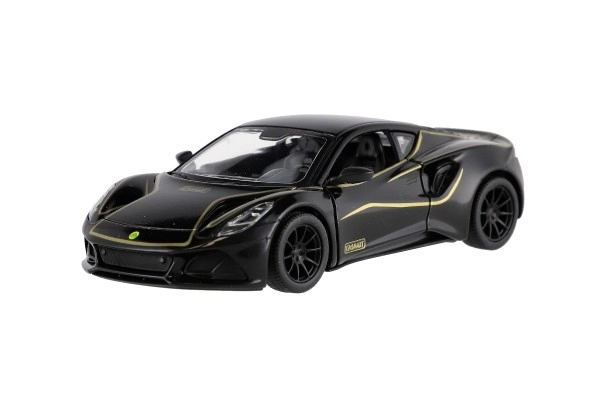 Auto Kinsmart Lotus Emira 1:38 metal/plast 12,5cm 3 kolory na napęd wsteczny 12szt w pudełku