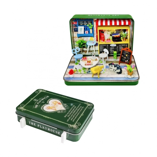 Dziewięć miniaturowych domków Letnie kino
