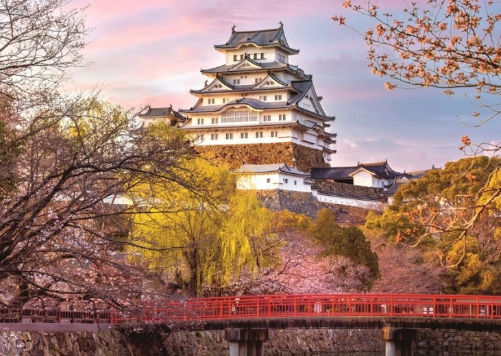 Puzzle Imponujące zamki i pałace: Himeji, Japonia