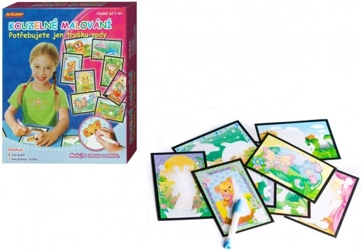 magiczne malowanie wodą – zestaw 8 szt.
