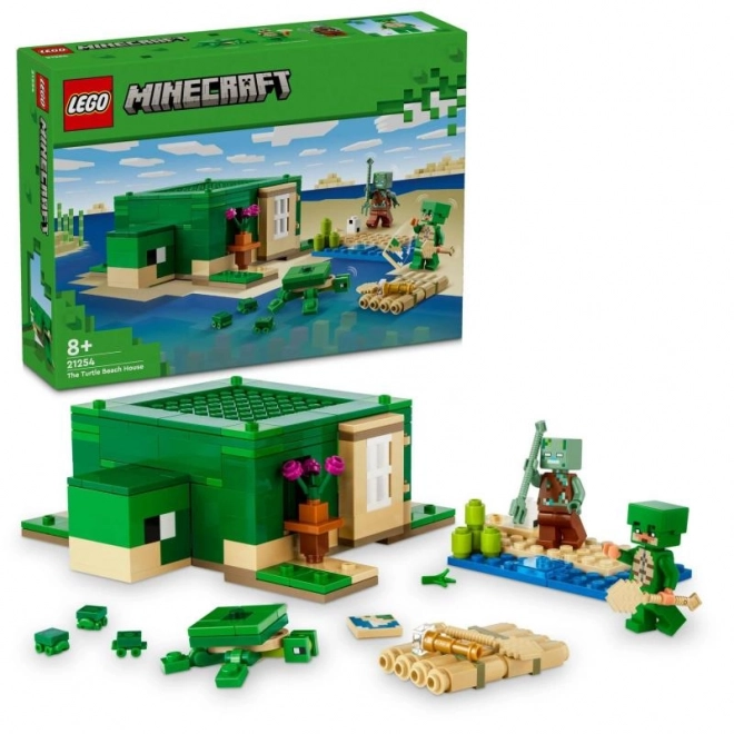 Minecraft Domek Żółwi na Plaży