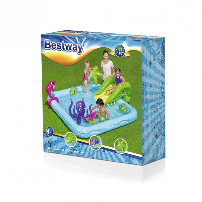 Dziecięcy dmuchany aquapark z morskimi zwierzątkami Bestway