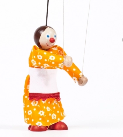 Gerlich drewniana marionetka mama Bożenka