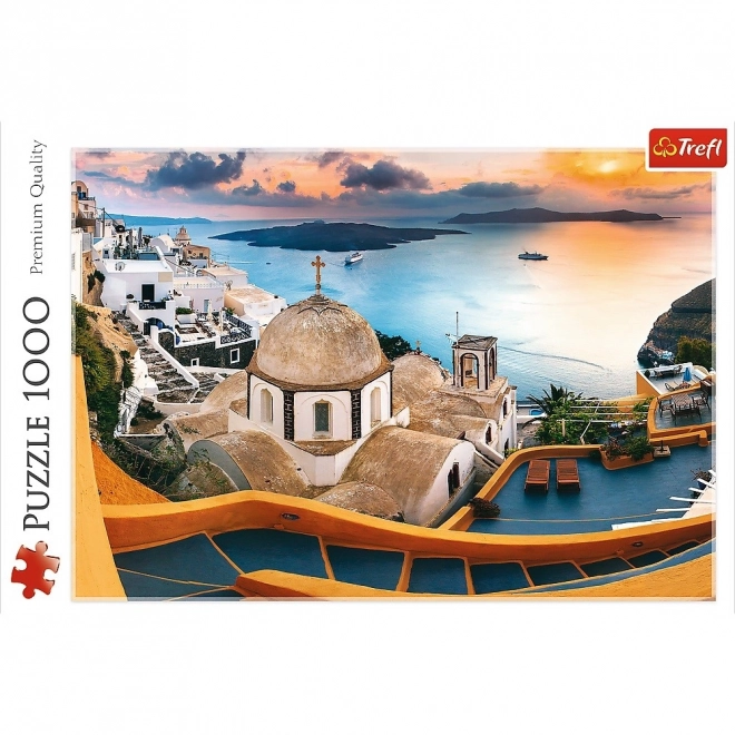 Puzzle 1000 elementów – Bajkowe SANTORINI Trefl