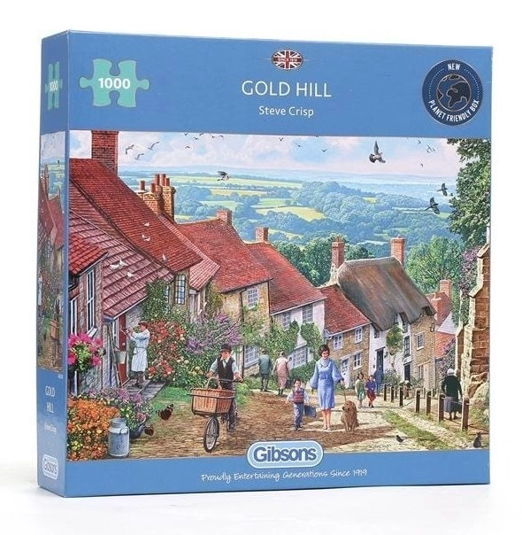 GIBSONS Puzzle Gold Hill, Anglia 1000 elementów