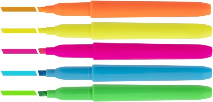 5 neonowych markerów dla jaskrawych kolorów