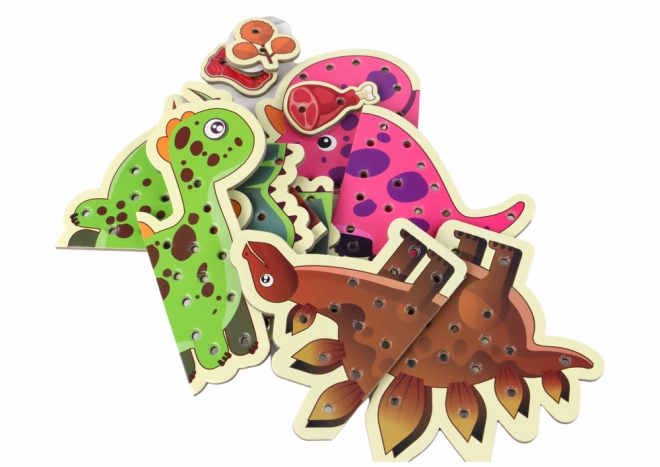 Kolorowe wzory dinozaurów