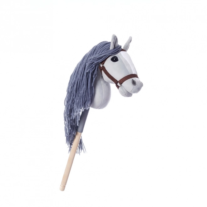 HOPPIHORSE koń na kiju hobby horse rozmiar A4 szary
