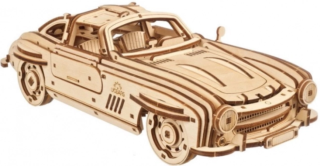 Ugears 3D drewniane mechaniczne puzzle Auto Winged Sports Coupe