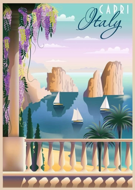Puzzle RAVENSBURGER Pocztówka z Capri 1000 elementów