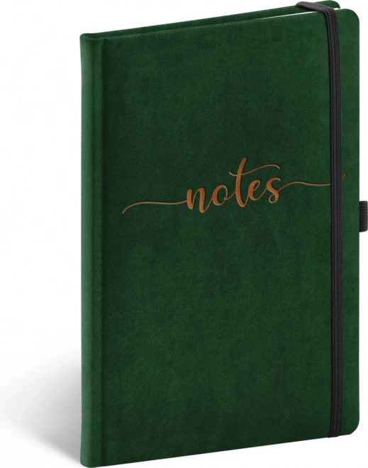 Notique notes w linie z aksamitną okładką 13 × 21 cm