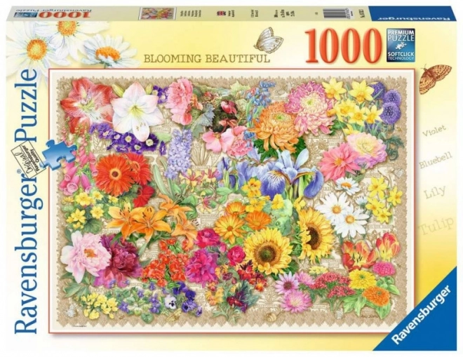 Puzzle 1000 elementów Rozkwitłe kwiaty