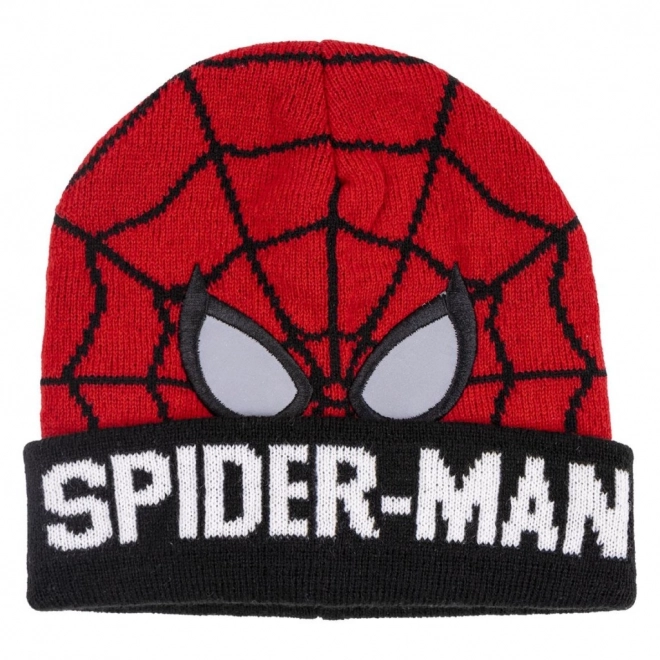 Dziergana czapka Spiderman
