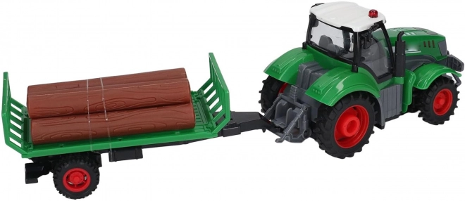 Traktor z przyczepą zdalnie sterowany 1:24