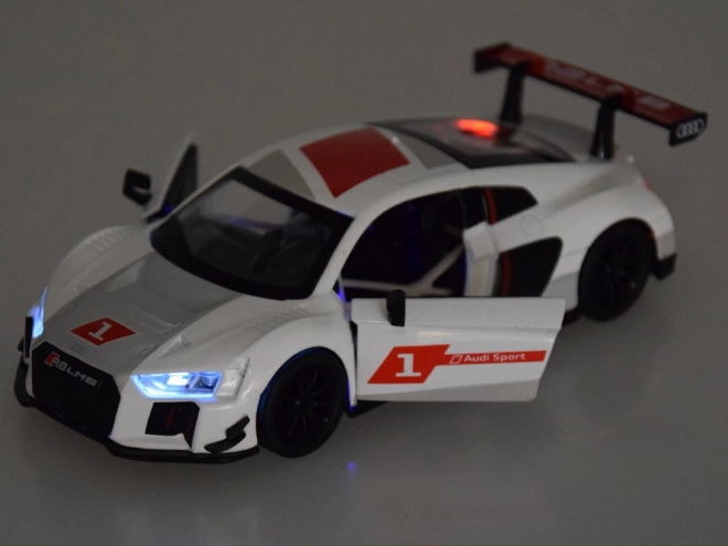 Metalowy model sportowego samochodu Audi R8 LMS w skali 1:32