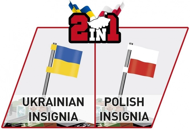 Konstrukcyjna zabawka budowlana KTO Rosomak