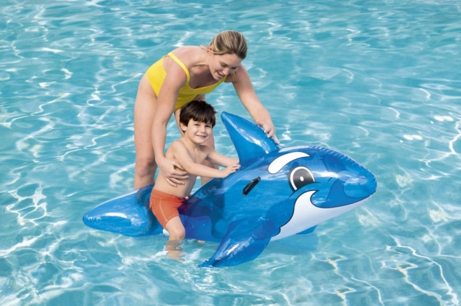 Pływający delfin z uchwytami Przezroczysty 1,57 m x 94 cm