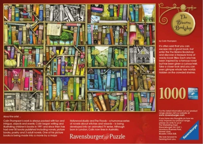 Ravensburger puzzle niezwykła biblioteka 1000 elementów