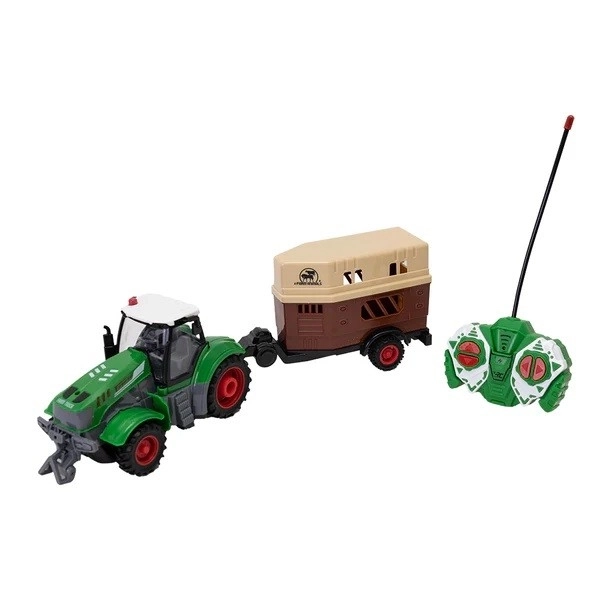 R/C traktor z przyczepą dla koni