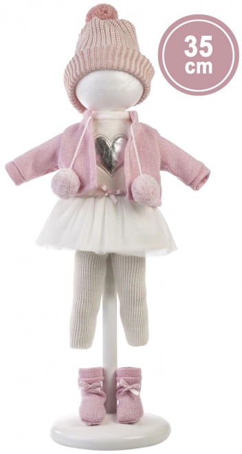 Llorens 535S SARA - realistyczna lalka z miękkim materiałowym ciałem - 35 cm