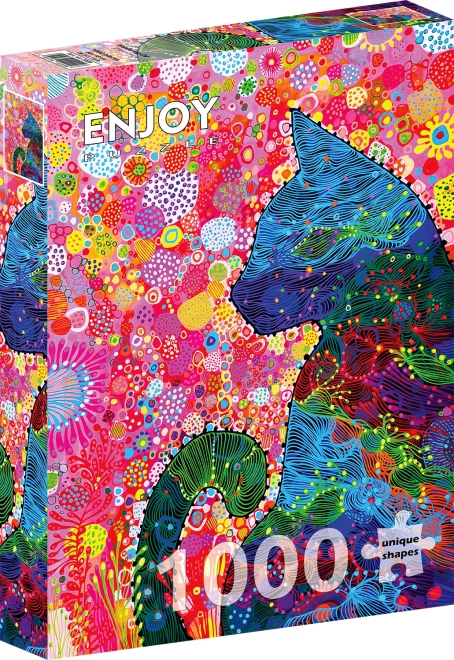 Puzzle Zadumany Kot 1000 Elementów