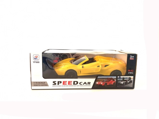 RC samochód sportowy w skali 1:18