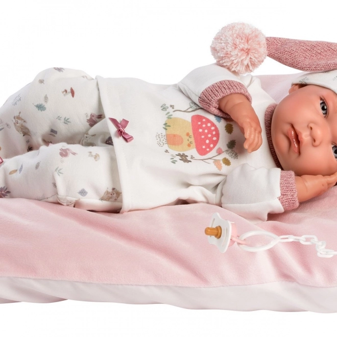 Llorens 73880 NOWORODEK DZIEWCZYNKA - realistyczna lalka niemowlę z ciałem z pełnego winylu - 40 cm