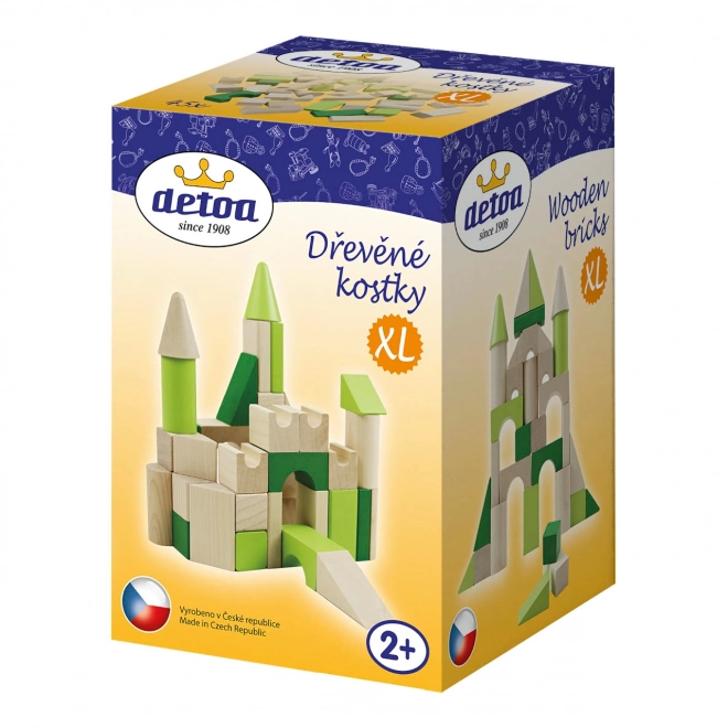 Detoa Drewniane klocki XL 45 elementów