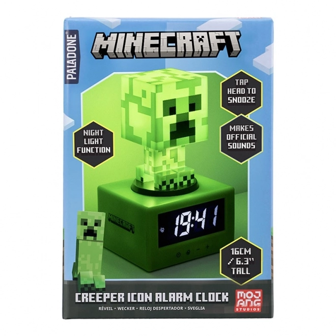 Budzik z motywem Minecraft Creeper