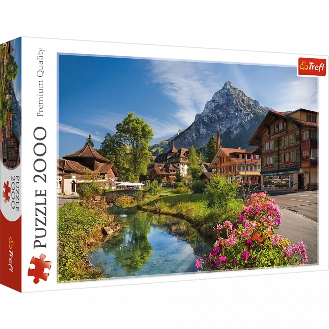 Puzzle 2000 elementów Letnie Alpy
