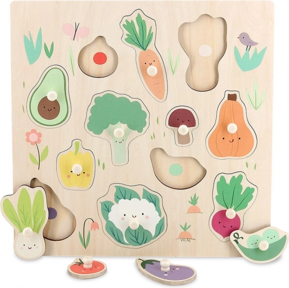 Vilac puzzle Warzywa z uchwytami