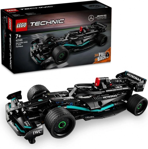lego technic mercedes-amg f1 w14 e performance pull-back samochód wyścigowy
