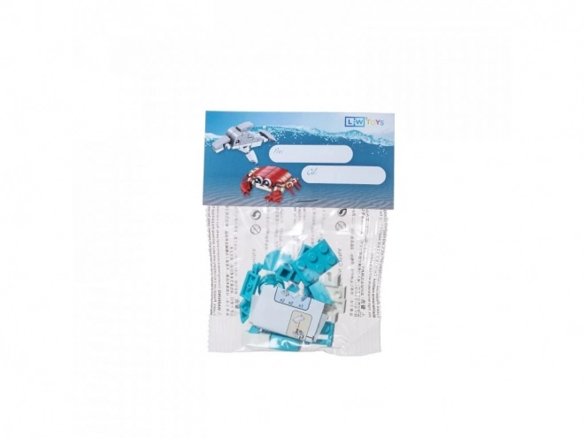 Mini zestaw konstrukcyjny Wieloryb od L-W Toys