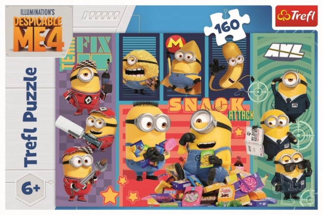 Puzzle 160 elementów Radość Minionków Trefl