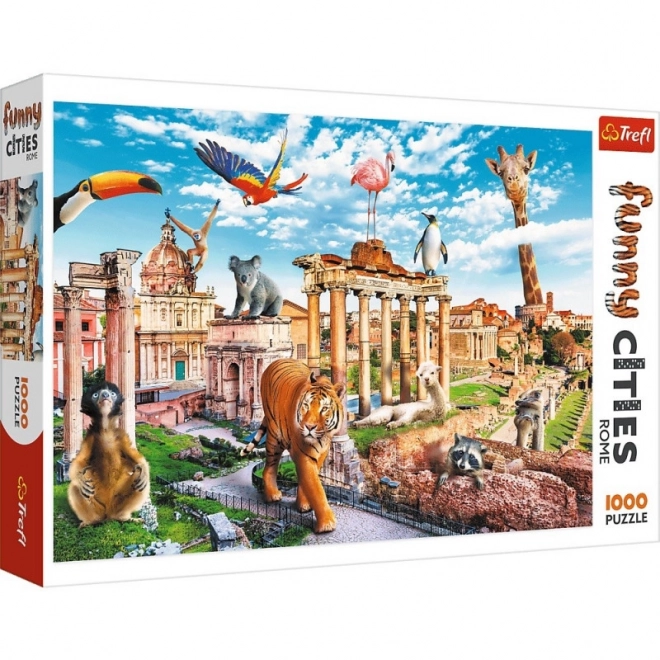 Puzzle Wesołe Miasta - Dziki Rzym 1000 elementów