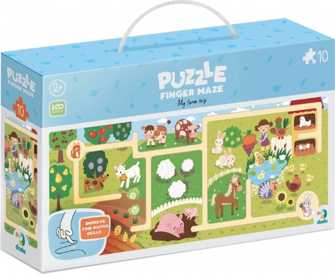DODO Puzzle Labirynt Moja Farma 10 elementów