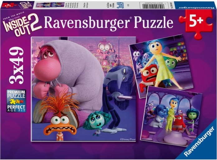 Puzzle RAVENSBURGER W głowie się nie mieści 2, 3×49 elementów